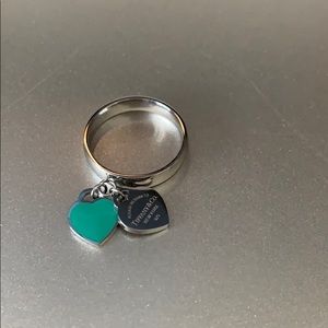 Silver dangle ring